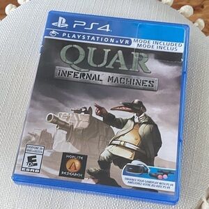 Sony Playstation 4 VR Quar Infernal Machines video game rated E 10+